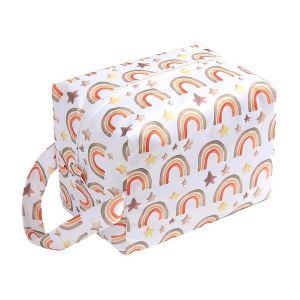 Sac De Rangement À Couches Imperméable Vintage - Rangement Polyvalent Pour Bébé Avec Un Design Élégant Pour Les Mamans En Déplacement ! - Neuf