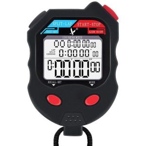 Chronomètre Numérique Étanche Ultime Avec Modes Compte À Rebours, Fractionnement, Comptage Et Longue Durée De Vie De La Batterie Pour Athlètes Et Entraîneurs - Neuf