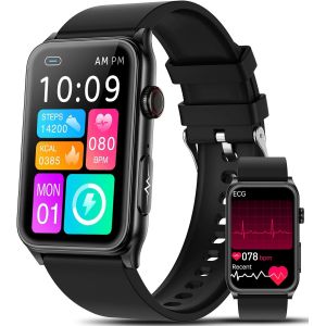 2025 Montre Intelligente &iquest;&iquest;&iquest;,1,57"" Montre Intelligent Avec &iquest;&iquest;&iquest;&iquest;&Eacute;&iquest;&iquest;&iquest;/Hrv/Spo2/Fr&eacute;quence Cardiaque/Appel Bluetooth Montre Connect&eacute;e,Sportif Fitness Tracker Pour Android Ios - Neuf