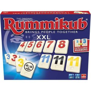 Rummikub Xxl. Con Los N&uacute;meros M&aacute;s Grande. M&aacute;s F&aacute;cil De Leer. El Famoso Juego De Estrategia Para Toda La Familia. Crea Tr&iacute;os O Escaleras. Divi&eacute;rtete Con Este Juego Para Todas Las Edades, 9288[Z1753] - Neuf