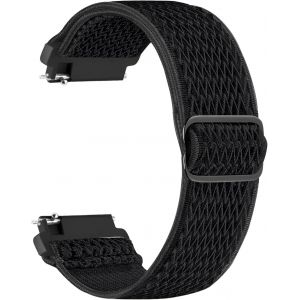 Kal-Bracelet De Montre Élastique En Nylon - 16 Mm, 18 Mm, 19 Mm, 20 Mm, 22 Mm - Bracelet De Rechange Sport Réglable Et Respirant Pour Homme Et Femme - Neuf