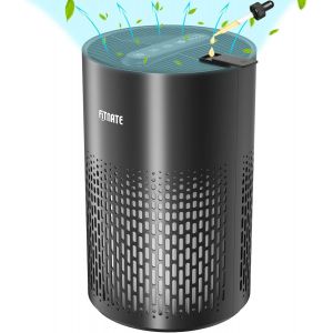 CHECARZHN--NO1-Purificateur D'Air Avec Diffuseur D'Huiles Essentielles Pour Maison, Grandes Pièces Jusqu'À 215 Pieds Carrés Et Filtres À 99,9 % D'Allergènes, Squames D'Animaux Domestiques, Poussière, - Neuf