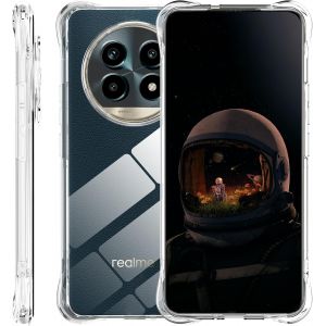 Kal-Coque En Silicone Transparent Pour Realme 13 Pro / 13 Pro Plus, Coins De Protection Anti-Chocs, Étui De Protection Transparent, Étui De Téléphone Portable En Tpu Souple Transparent - Neuf