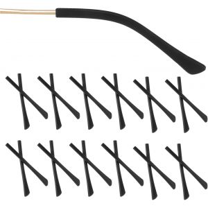 Kalanka-12 Paires Protege Branche Lunette,Coussins D'oreille En Silicone Pour Lunettes Coussinets Anti Glisse Lunettes,Accessoires Pour Lunettes Pour Lunettes De Soleil De Lunettes De Lecture Lunette - Neuf