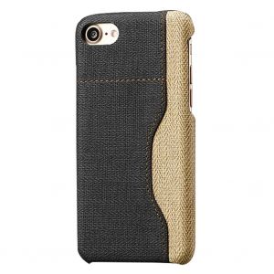 Luxe Et Style D'affaires PU Cuir Porte-Carte &Eacute;tui T&eacute;l&eacute;phone Couverture Arri&egrave;re Noir - Neuf