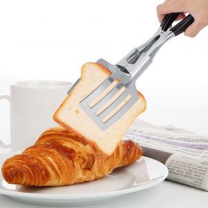 Hjlian Pince A Barbecue En Acier Inoxydable Pour Poisson Frit, Pain, Viande, Pince De Cuisine - Neuf