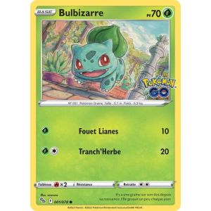Carte Pokemon - Bulbizarre - 001/078 - Eb10,5 - Pokemon Go - - Neuf