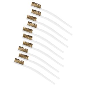 MEVRONISSHOP-Lot de 10 brosses &agrave; dents en fil de laiton pour imprimante 3D Blanc - Neuf