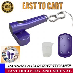 Fer &agrave; repasser vapeur intelligent, mini fer &agrave; repasser vapeur portable tout-en-un avec &eacute;cran LCD, chauffage rapide en 5 secondes, d&eacute;froisseur id&eacute;al pour les voyages, la maison et le bureau - Neuf