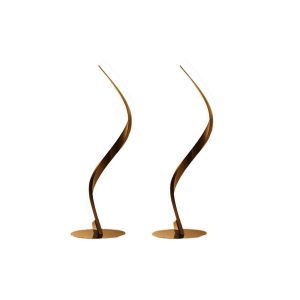 Lot De 2 Lampes De Table Led Spirales Usb, Lampe De Lecture Moderne Pour Bureau Et Chevet - Neuf