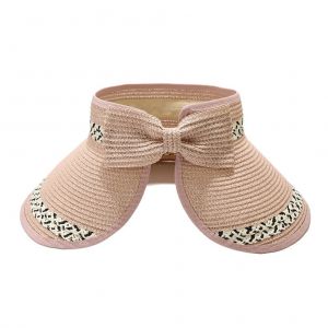Chapeau De Paille A Large Bord, Protection Uv, Visiere Solaire, Pliable, Vide, Pour L'exterieur, La Plage, Les Voyages - Neuf