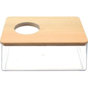 Baignoire En Acrylique Pour Petits Animaux &iquest; Baignoire Transparente En Sable Pour Chinchillas Et Hamsters, Pour Plus De Plaisir Et D'hygi&egrave;ne - Neuf