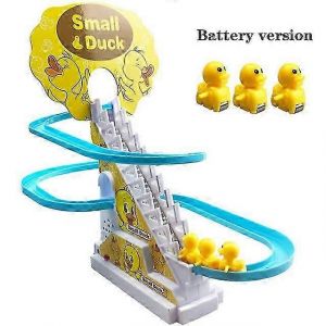 Jouet Amusant Pour B&eacute;b&eacute;, Toboggan &Eacute;lectrique Avec Lumi&egrave;res Led Et Montagnes Russes Musicales.-Canards Sans Bo&icirc;te - Neuf