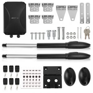 Motorisation de portail battant Ouvre-porte portail coulissant jusqu'&agrave; 600kg Motorisation portail coulissant avec d&eacute;tecteurs infrarouges - Neuf