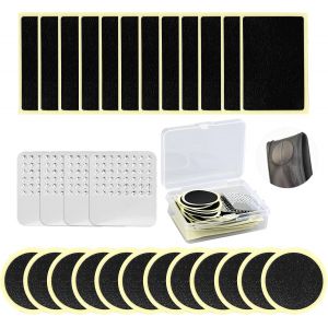 Letnerny-Kit De Réparation De Crevaison De Vélo Pour Vélo, 28 Pièces De Patchs Auto-Adhésifs De Réparation De Crevaison Sans Colle Avec Râpes En Métal, Kit De Réparation De Crevaison De Vélo Pour Cha - Neuf