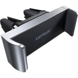 Support T&eacute;l&eacute;phone Voiture, Support &Agrave; Grille D'a&eacute;ration Avec Rotation 360&deg; - Support Berceau Pour Iphone 16 Pro Max Plus, 15 14 13 Pro Max Plus Mini Se Xs Xr, Huawei, Samsung, Smartphones - Neuf