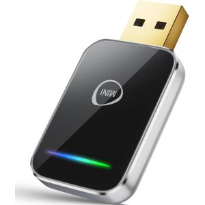 Adaptateur Carplay Sans Fil Pour Iphone,Plug&Play,Usb-C/Type-C,Contr&ocirc;le Stable&Aucun D&eacute;lai,Commande Vocale Intelligentecl&eacute; Carplay Sans Fil Pour Apple Ios 10+&Voitures Carplay Filaires - Neuf