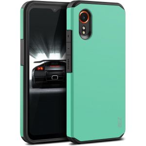 TRAHOO-Coque pour Samsung Xcover 7, Housse Etui pour Samsung Galaxy Xcover 7 Antichoc Survivor Double Protection Resistante, Menthe Bleue - Neuf