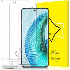 LORANKA-Lot de 3, Protection Ecran pour Honor Magic 6 Lite 5G [Vitre Protecteur 9H Duret&eacute;] [Sans Bulles] [Anti-rayures] Films de Protection en TPU Flexible Compatible avec Honor Magic 6 Lite 5G - Neuf