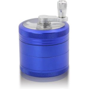 4 pièces 2,2 pouces Spice Crank Main Crank Moulin à main Moulin à main incassable en aluminium (bleu-aluminium) - Neuf