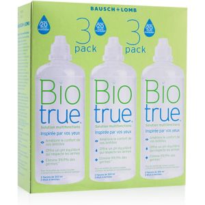 Kalanka-Biotrue Solution Lentilles De Contact Souples - Produit Lentille Utilisation Quotidienne Pour Lentilles De Contact Souples - Flacons 3 X 300ml - Neuf