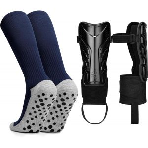 Kalanka-Chaussettes De Football Pour Enfants De 3 &Agrave; 16 Ans Avec Prot&egrave;ge-Tibias - Longues Chaussettes De Football Antid&eacute;rapantes Pour Gar&ccedil;ons Et Filles - Entra&icirc;nement De Football - Neuf