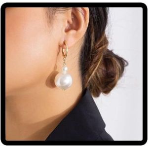 Kal-Punk Imitation Perle Collier Collier Collier Ajustable Femme Et Fille Bijoux (Boucles D'oreilles) - Neuf