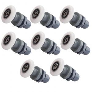 Roulette &agrave; roulettes 8 pi&egrave;ces pour porte de douche,roulette de douche de 25 mm,roulettes de porte coulissante,adapt&eacute; - Neuf