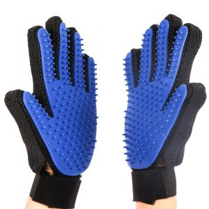 Gants De Toilettage Pour Chiens Et Chats, Gant À Poils D'animaux, Gant De Brossage Pour Animaux De Compagnie, Gant Dépilatoire Pour Pelage, 22.8 X 16.5 Cm - Neuf