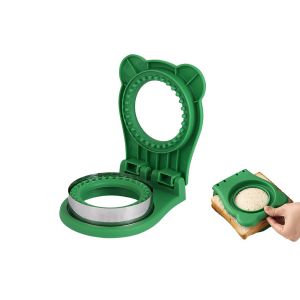 Coupe-Sandwich Circulaire Et Scelleuse Pour Sandwichs Individuels Et Bo&icirc;tes Bento, Facile &Agrave; Utiliser, Lame Amovible En Acier Inoxydable - Neuf