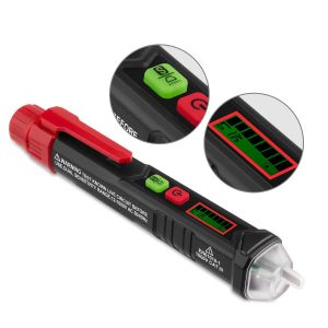 Testeur de tension/de Non-Contact Testeur de Tension avec Double 12V AC-1000V/48V-1000V, Live/Null Fil Testeur, Testeur Électrique avec Sonnerie d'Alarme, Fil point d'arrêt Finder - Neuf