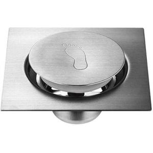 Appuyez sur le Type de Drain de Plancher de la Pédale de Drain de Plancher, Drain de Plancher, Carré de Douche, salle de Bains Couvrir 10x10CM Drain de Plancher - Neuf