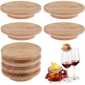 Dessous De Verre &Agrave; Vin En Bambou Pour Ap&eacute;ritif - Neuf