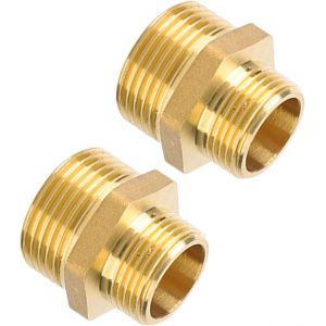 KALANKA-2 pi&egrave;ces R&eacute;duction 3/4 &agrave; 1/2, flexible 3/4 pouce &agrave; 1/2 pouce, pi&egrave;ce de r&eacute;duction, pour pi&egrave;ces de r&eacute;duction de tuyaux d'eau (20 x 25 mm) - Neuf