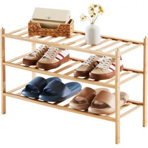 Kgabery-Etagere Chaussure Bois,Meuble Chaussure,Etagere Bois Banc Chaussures Entrée Pour L¿Entrée,Salle De Bain - Neuf