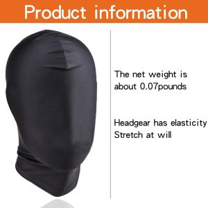 Masque Facial Complet Gants Masque Facial En Soie De Lait D'halloween Masque Sans Visage Unisexe Pour Costume De F&ecirc;te D'halloween-Violet.[J232] - Neuf