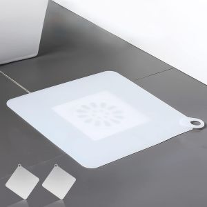 Filtre à cheveux de douche, lot de 2, attrape-cheveux, bouchons de drain de douche, filtre en silicone pour évier/baignoire/douche, bouchon en caoutchouc pour salle de bain/cuisine - Neuf
