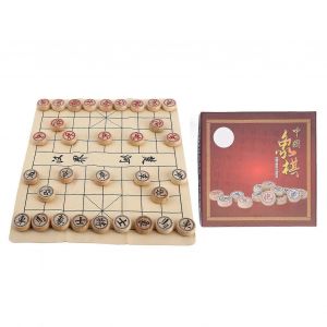 Jeu D'&eacute;checs Chinois En Bois De H&ecirc;tre, Jeu De Soci&eacute;t&eacute; Xiangqi Pour La Croissance Intellectuelle Avec &Eacute;chiquier En Cuir Pu De 3 Cm De Diam&egrave;tre - Neuf
