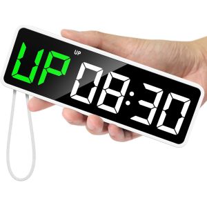 Ulteronixshop-Reacher Chronom&egrave;tre De Gym Portable Pour Maison Garage, Compte &Agrave; Rebours/Mont&eacute;e, Chronom&egrave;tre, Timer Intervalles D'entra&icirc;nement Avec Batterie Puissante, Aimant Fort, Timer Fitness Crossf - Neuf