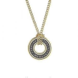 Colliers Rune Nordiques Vintage Pour Hommes Acier Inoxydable Runes Norse Viking Jewerly Pagan Elder Futhark Pendentif Amulette Talisman - Neuf
