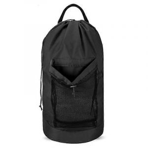 Sac à linge sale Sac à dos de blanchisserie portable étanche robuste avec sangles réglables pour dortoir Tr - Neuf