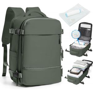 KALANKA-Sac &agrave; Dos Sous Vide Voyage 40x30x20 Sac &agrave; Dos Voyage Cabine 40x20x25 Ryanair,Bagage Cabine 45x36x20 Easyjet Bagage &agrave; Main Avion Femme Sac &agrave; Dos Ordinateur Portable Imperm&eacute;able pour Travail Ho - Neuf