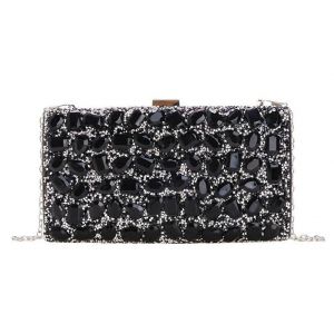 Embrayage Sac &Agrave; Main Strass Agr&eacute;ment&eacute;e Sac De Soir&eacute;e De La Cha&icirc;ne De Paillettes Sac Bandouli&egrave;re Sac &Agrave; Main De Sac D'&Eacute;paule De Soir&eacute;e De Mariage 2025 - Neuf