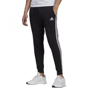 Pantalon - Adidas - Essentials Slim 3 Stripes - Noir - Coupe Slim - Taille Standard - Neuf