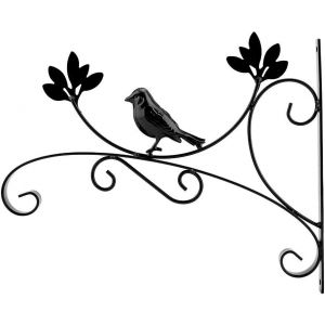 Support mural pour plantes suspendues, crochet décoratif en fer pour pot de fleurs, conteneur, jardinière, panier, mangeoire à oiseaux, lanternes - Neuf