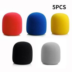 Housse De Microphone Portable Sans Fil,Color&eacute;e,Coupe-Vent,Anti-Salive Et En Mousse &Eacute;ponge Lavable,Pour La Plupart Des Microphones,3.5X7Cm.Mixed Colors. - Neuf