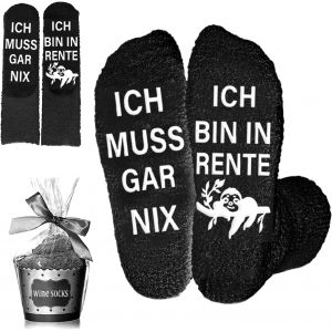 Jgd-Cadeau De Retraite Pour Femme, Cadeaux Amusants Pour Femme, Chaussettes De Retraite, Chaussettes D'anniversaire, Retraite, Chaussettes Amusantes, Cadeau De Retraite, Cadeau De Retraite Pour Grand - Neuf