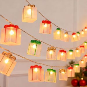 JGD-Guirlande lumineuse de No&euml;l - 3 m - 20 LED - D&eacute;coration d'int&eacute;rieur - Pour sapin de No&euml;l, balcon, fen&ecirc;tre - Neuf