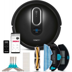 lbgwp60-Aspirateur Robot Laveur Avec 6 Modes De Nettoyage, Robot Aspirateur Laveur Wifi Avec Application, Système De Cartographie Active, Planification Intelligente, Anti Chutes Et Obstacles, 120Min - Neuf