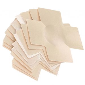 10 Paires De Cache-Mamelons En Satin Pour Les Femmes En Forme De Croix Couvre-Mamelons Jetables - Neuf